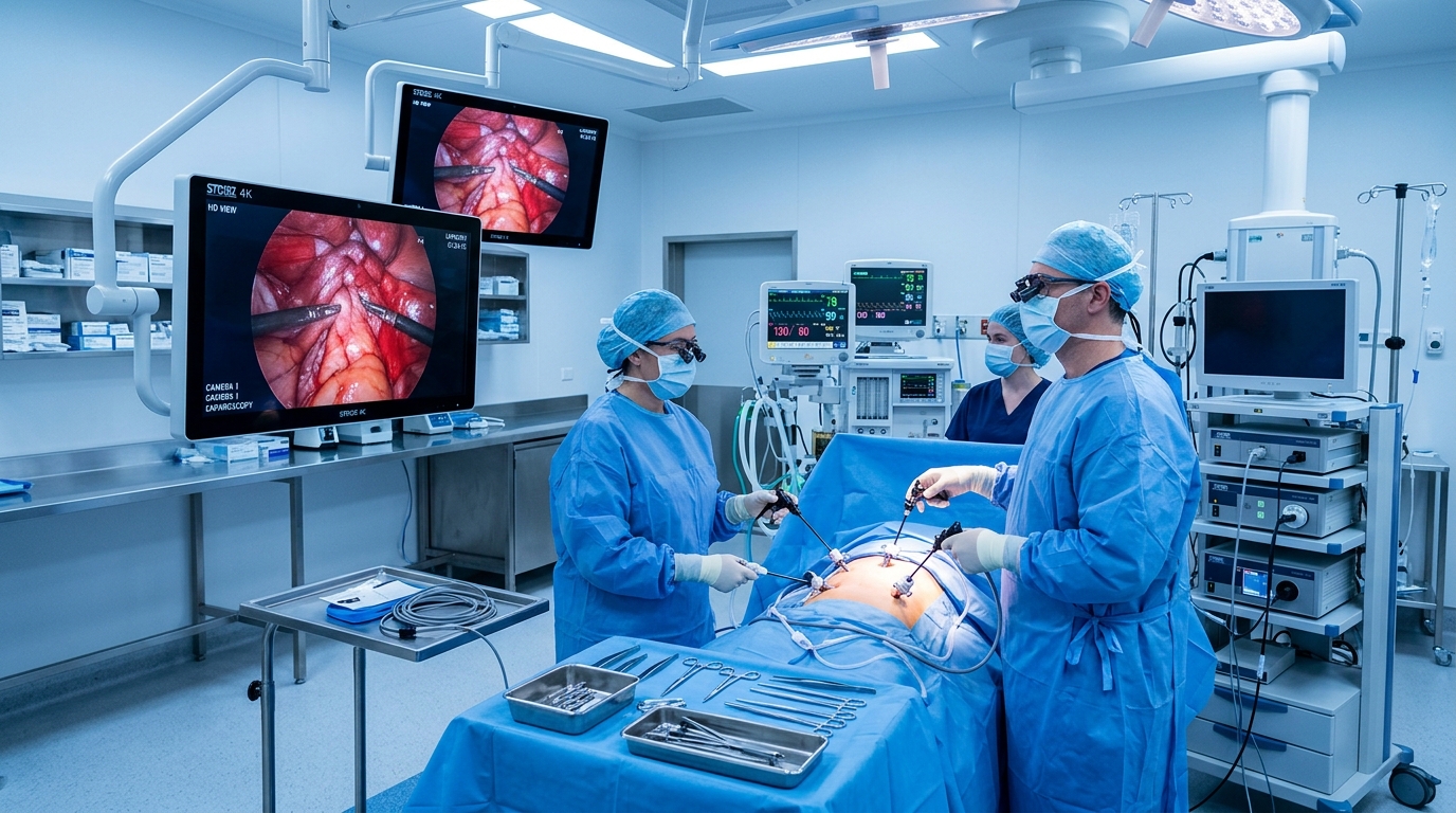 Advanced laparoscopic operating theatre